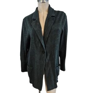 J.Jill Size LP Green Blue Cardigan Sweater